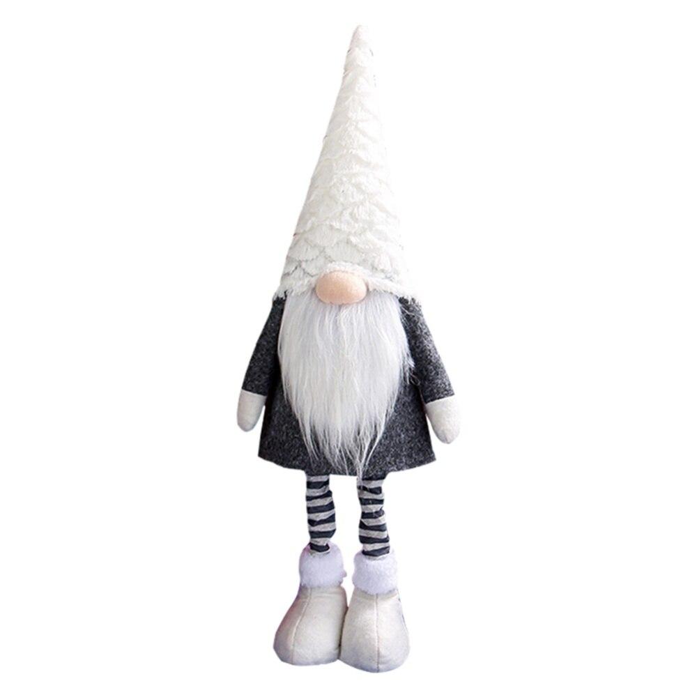 Plush Gnomes with Retractable Spring Legs Table Decorations Ornaments