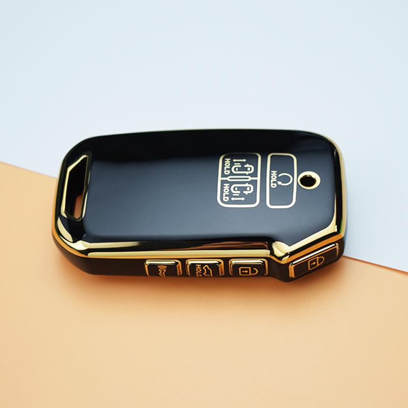 7 Buttons Soft TPU Car Key Case Cover for Kia K5 K3 K4 Sportage Carnival Sedona Auto Shell Fob Holder Protector Accessories