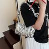 Сумка под мышкой с жемчужной цепочкой Женская модная плиссированная сумка на плечо Новая сумка-мессенджер