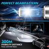 4Pcs Car H7 100W Halogen Headlight 6000K Super White Daytime Running Lamp High Power Light Bulb 12V Fog Lights