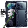 Zimon Luxury Armor Metal Aluminum Phone Bumper For Realme GT Neo 7X 7 6 6T SE Pro Cover Mechanical Purely Handmade Skull Case