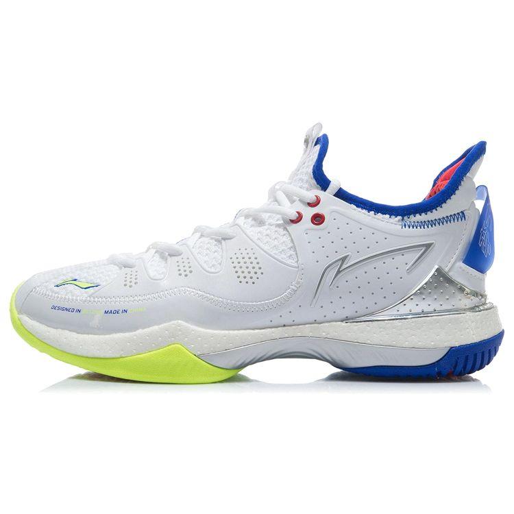 Li Ning Battle Axe 3 Non-Slip Breathable Low-Top Badminton Shoes Unisex Shoes White AYAR025-1