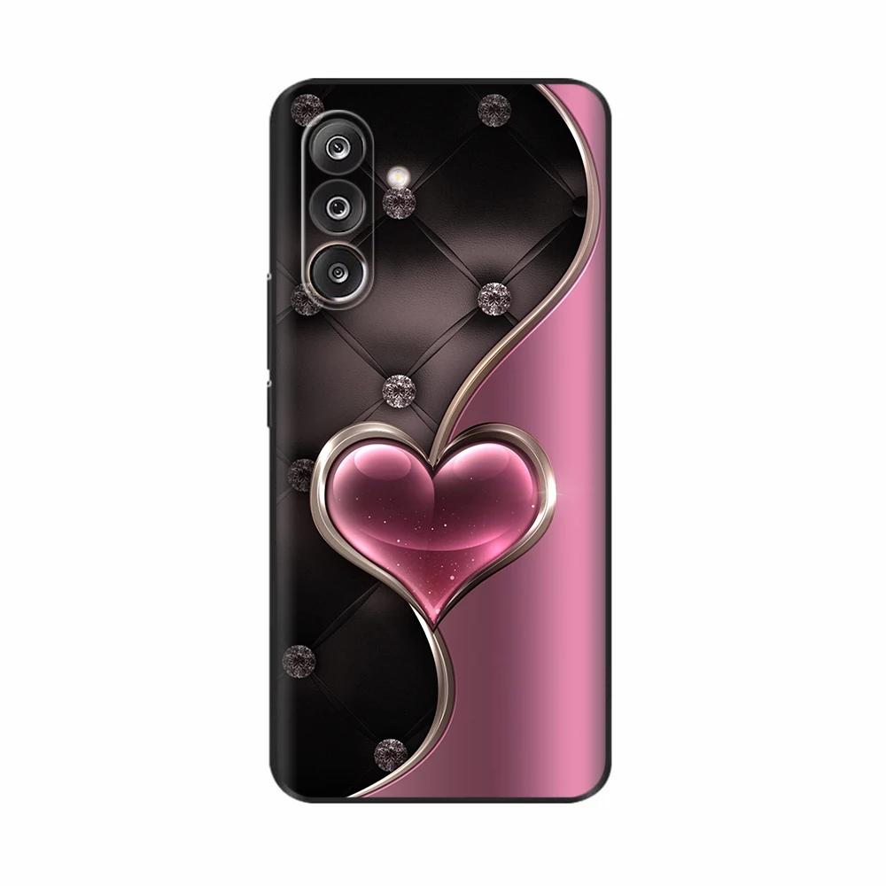 Чехол для Samsung Galaxy M36 5G Чехлы для телефонов Милый Панда Funda SM-M366B Жидкий Силикон Защитный Чехол для Samsung M36 GalaxyM36
