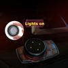 Крышка кнопок мультимедиа автомобиля IDrive M Эмблема Наклейки для BMW X1 X3 X5 X6 F30 E90 E92 F10 F18 F11 F07 GT Z4 F15 F16 F25 E60 E61