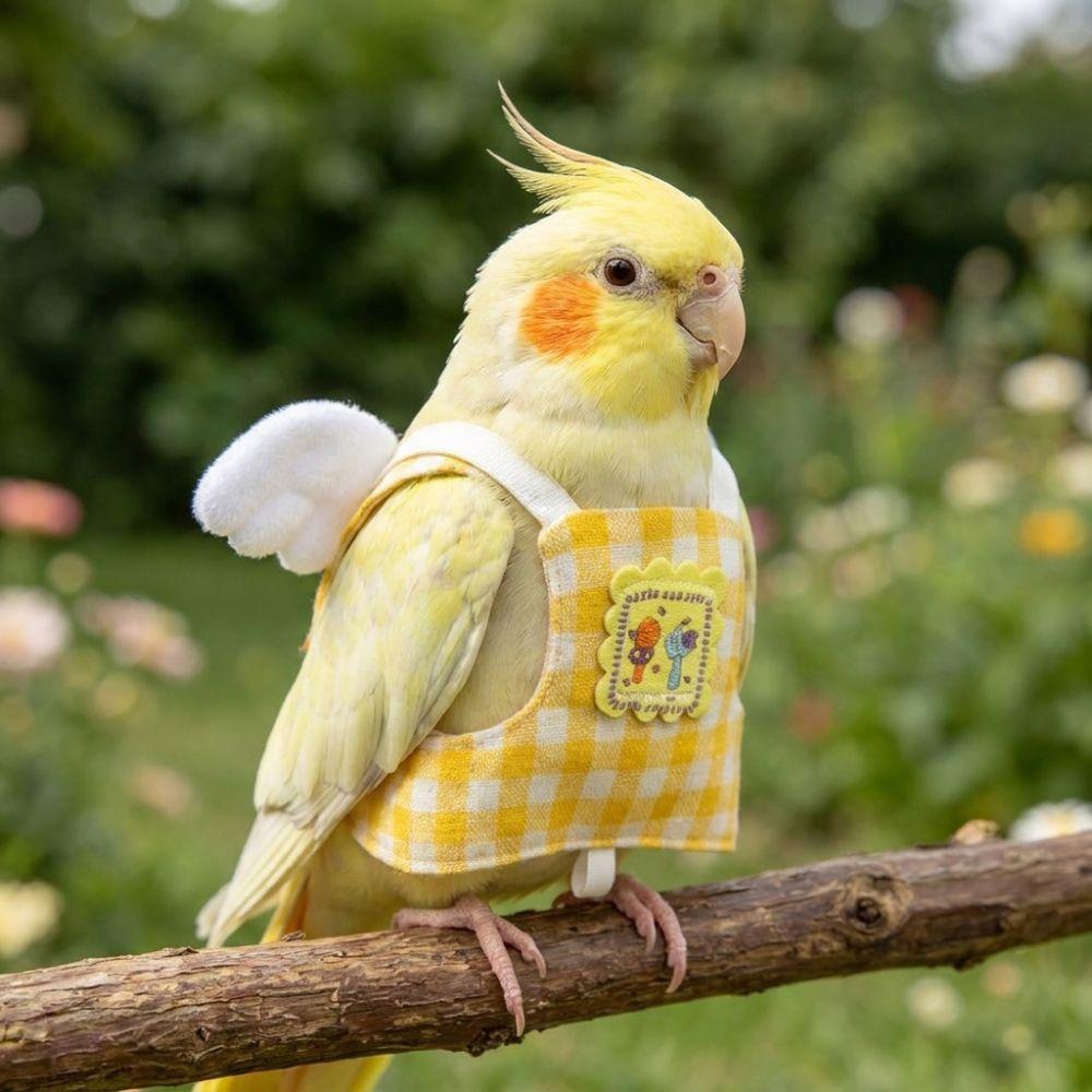 with Leash Bird Flight Suit Breathable Pet Parrot Diaper Adorable Parrot Harness  Outdoor Travel
