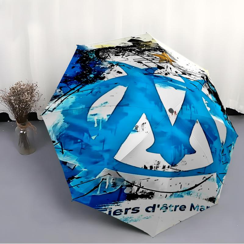 Printed Marseille Folding Umbrella,Outdoor,Leisure,And Travel Umbrella,Durable Umbrella Fabric,Birthday And Holiday Gift