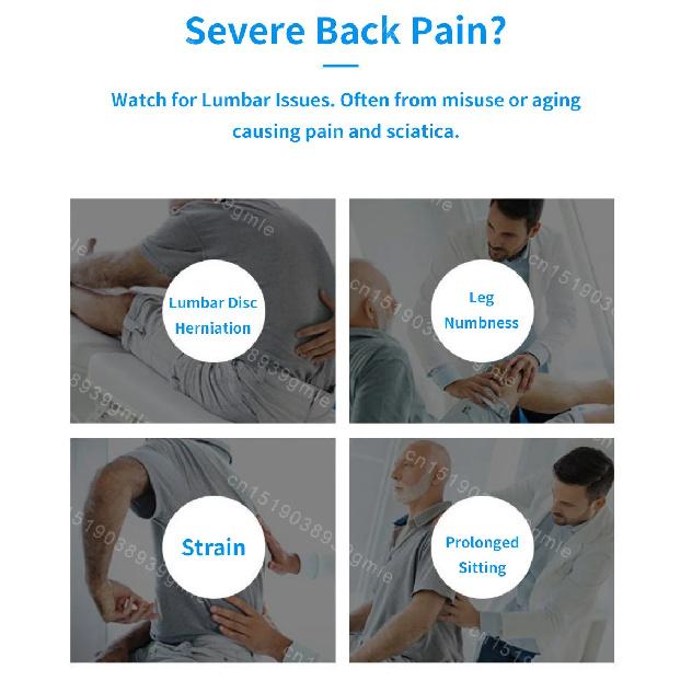 Back Stretcher Multi-Level Adjustable Massager Waist Neck Fitness Lumbar Cervical Spine Cervical Spine Support Massager Tools