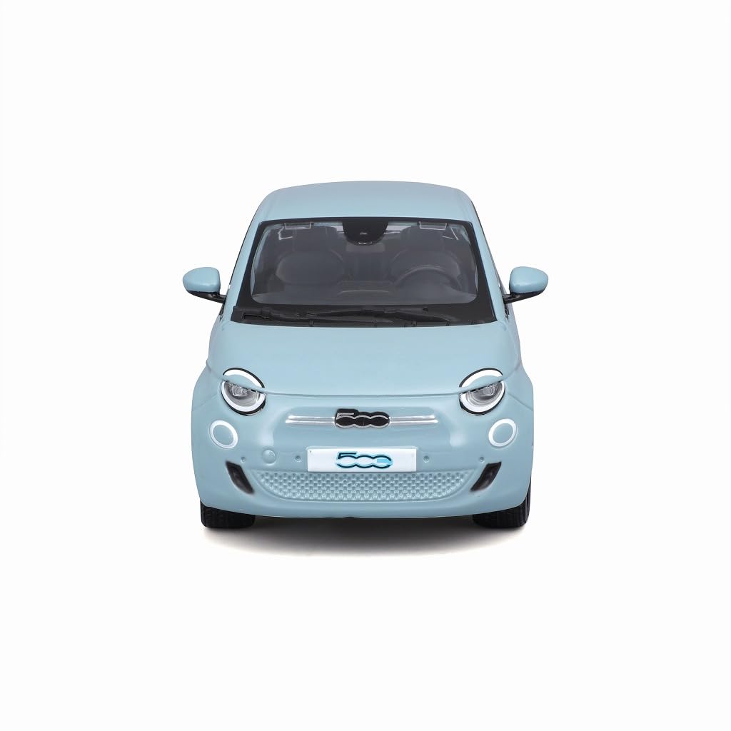 Bburago Fiat 500e Светло-голубой Готовая модель BUR21110BL 1/24 (2003)