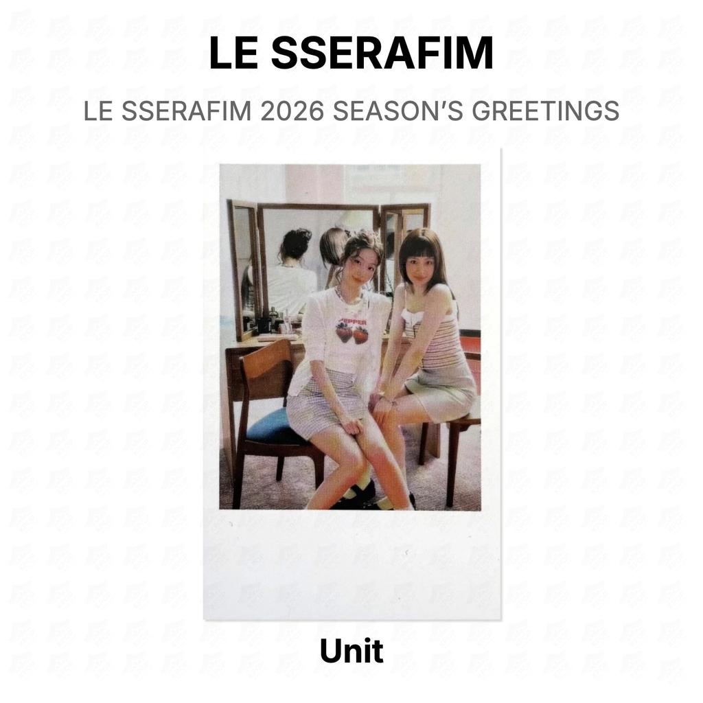 LE SSERAFIM ПОЗДРАВЛЕНИЕ С СЕЗОНОМ 2026 Официальная фотокарточка