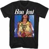 Футболка Bon Jovi Slippery When Wet Альбом Черная