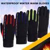 Мужские и женские сенсорные уличные перчатки для езды, водонепроницаемые, теплые, зимние, для катания на лыжах
