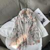 36 Designs Floral Print Voile Tassel Viscose Shawl Scarf Soft Thin Wrap Pashmina Headband Bufandas Muslim Hijab Sjaal 180*90Cm