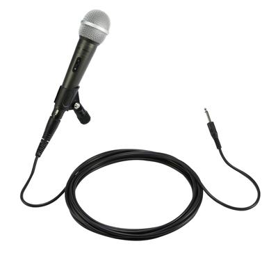 AmazonBasics Динамический вокальный микрофон Кардиоидный XLR Черный/Серебристый