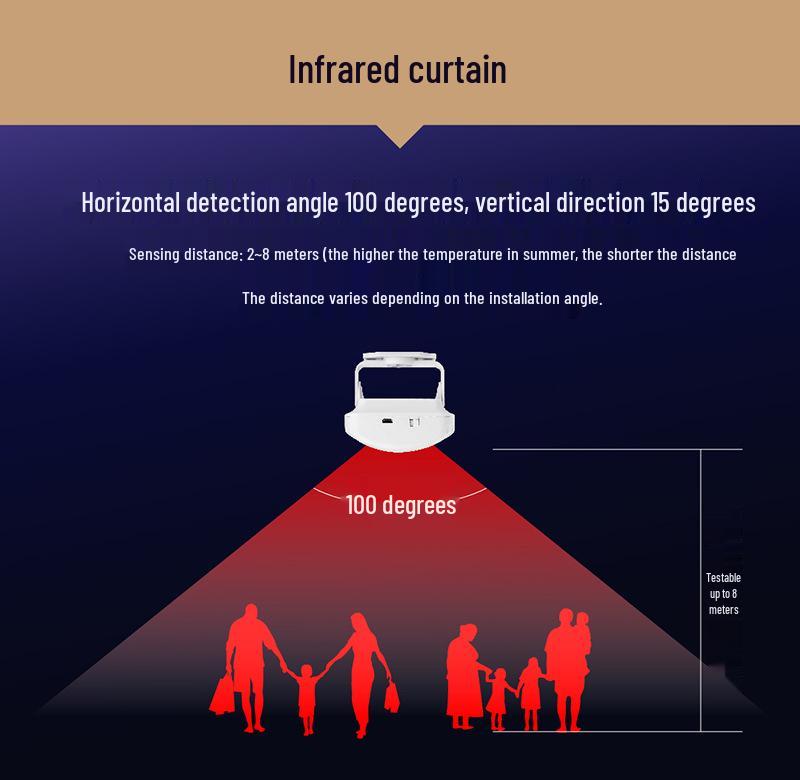 Villa Entrance Infrared Induction Doorbell - Long-Distance, Split Type