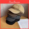 Color Letter Solid A Retro Beret Hat Ladies Polyester Fabric Accessory Fashion