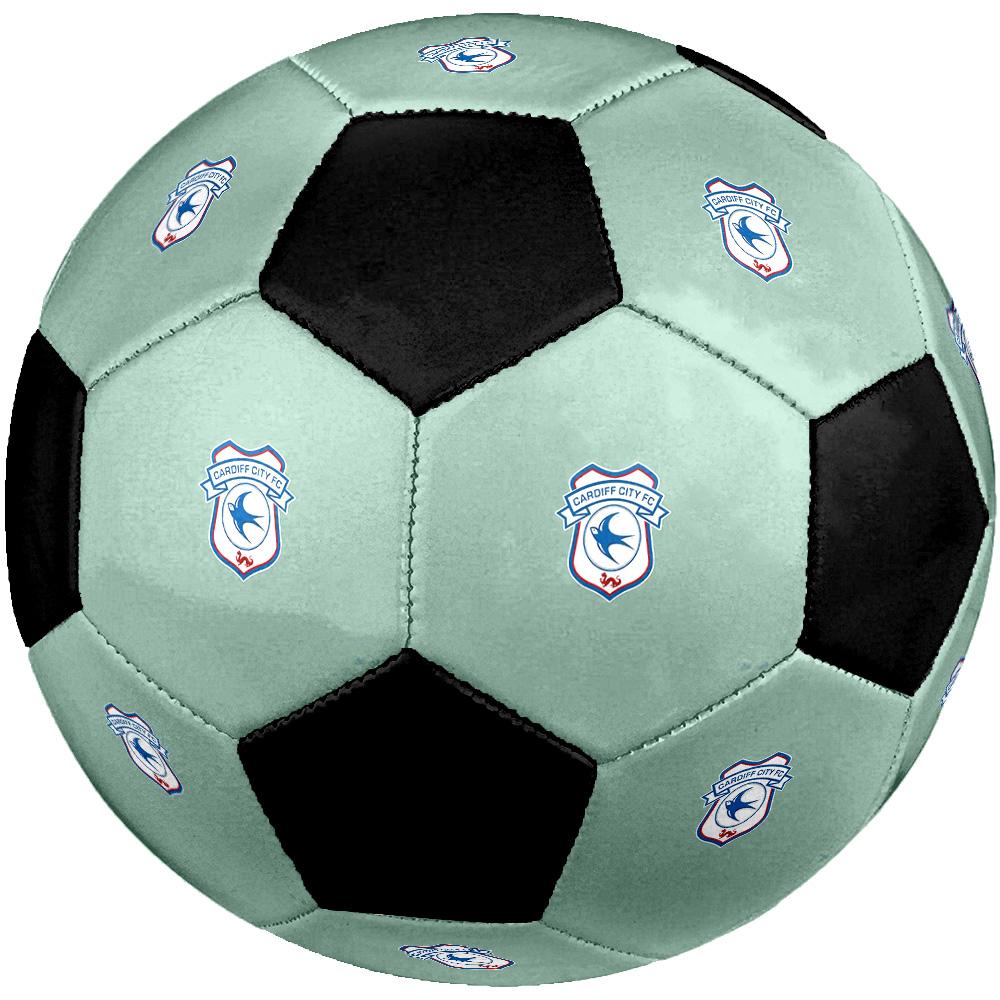 Cardiff City F.C Soccer Ball Colorful All Ages Machine Stitched PVC Competition Ready Durable High-Bounce.SIZE5