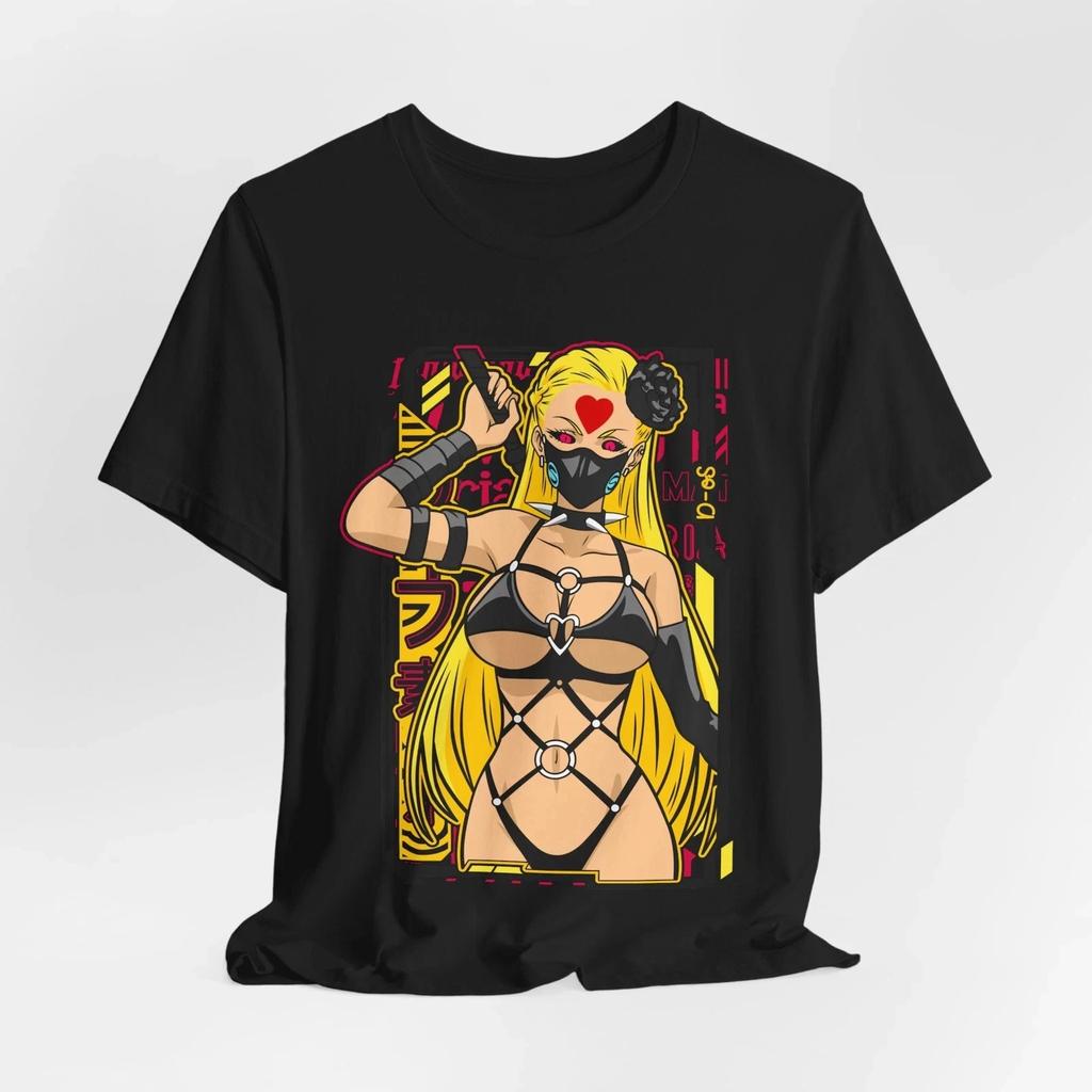 Anime Waiifu Tee, D-OS Graphic Design Shirt, Unisex Anime T-Shirt