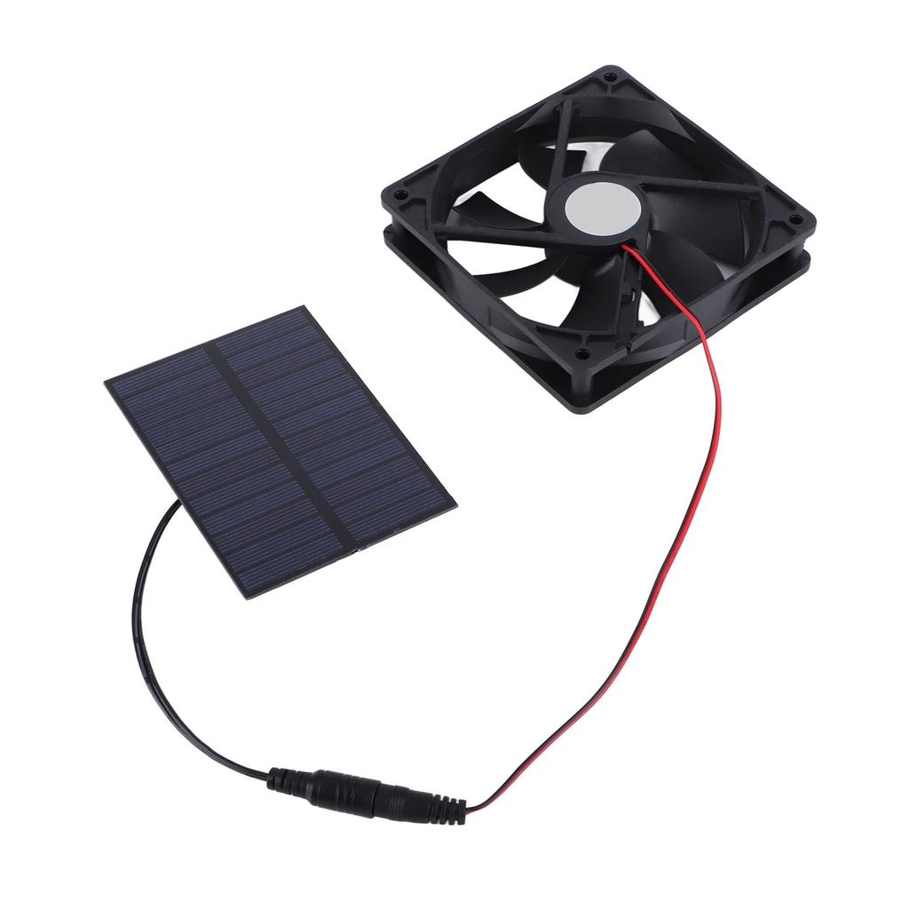 Вентилятор на солнечной панели Профессиональный комплект вытяжного вентилятора на солнечной энергии для курятников теплиц сараев домашних животных
