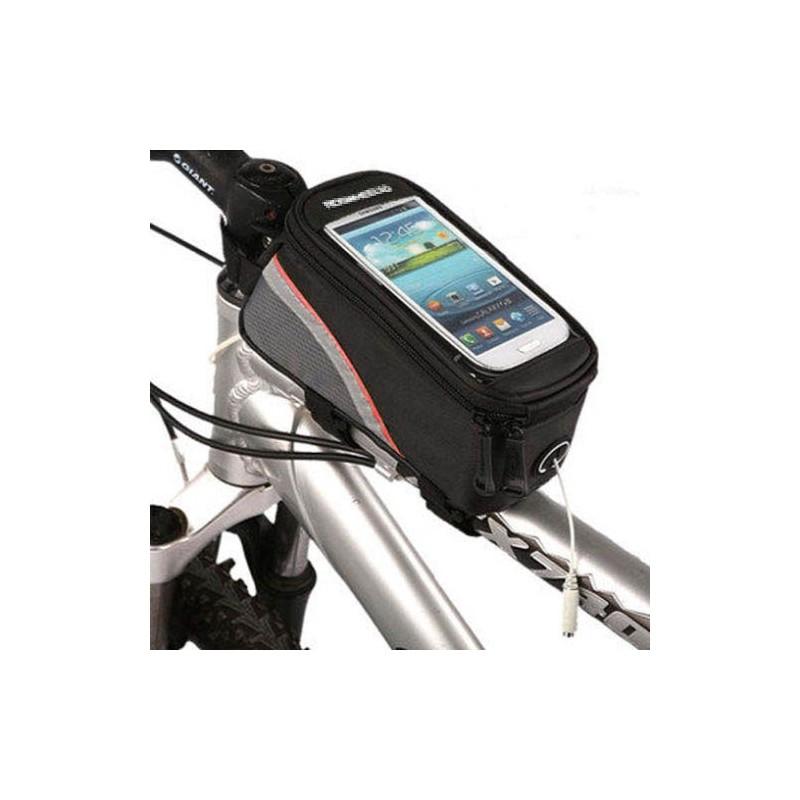 Cycling Handlebar Bag With Touch Screen Compatibility For Mountain Biking
