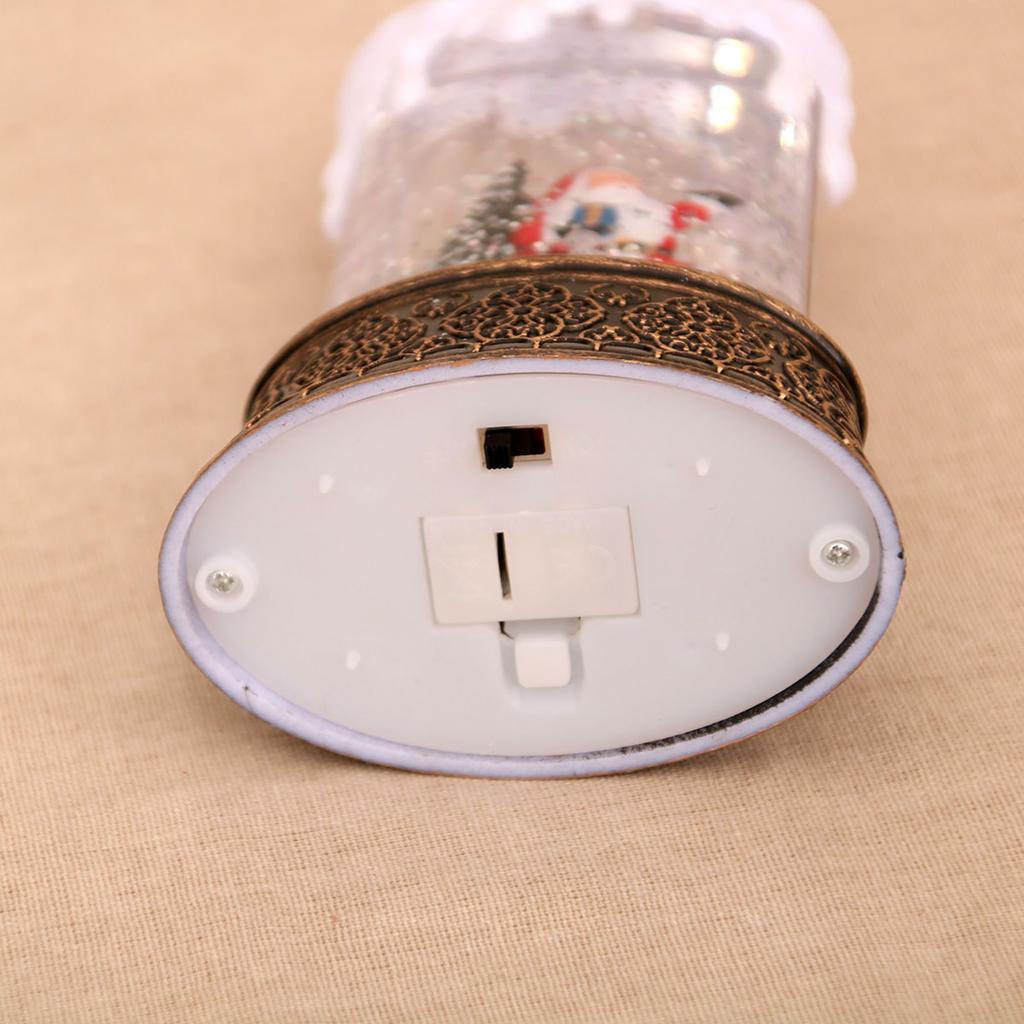 Новая Рождественская Водяная Светящаяся Свеча Ночник Украшения 95 мл