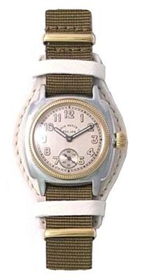 Varg Watch Company COUSSIN EARLY MIL Наручные часы с кожаной основой GUIDI & ROSELLINI, CO-L-007-08WT, Коричневый