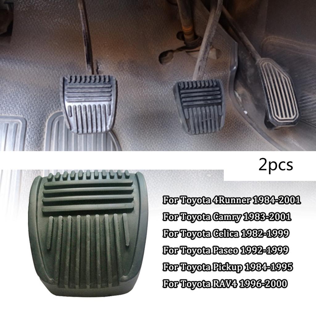 1 Pair Clutch Brake Pedal Rubber Pad Fit for 4Runner Camry Celica Paseo RAV4 31321-14020 Auto Brake Clutch Pedal Cover