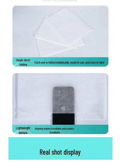 Disposable Non-Woven Massage Table Sheets, Waterproof & Oil-Proof, with Face Hole, 100-Pack