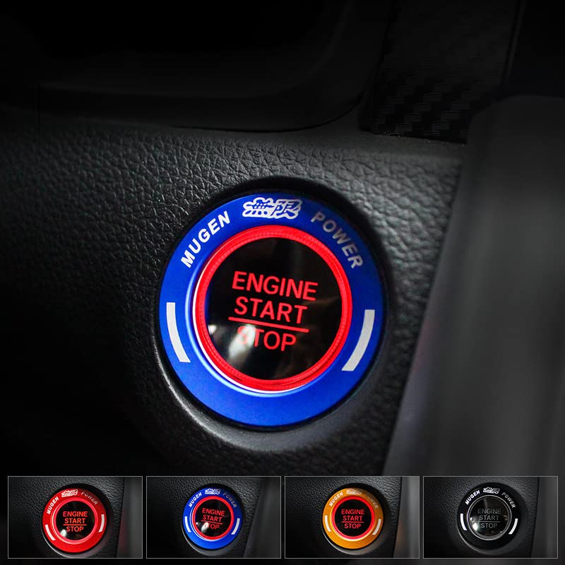 Onami CIV62-R Honda Civic Engine Start Ring Interior Panel Interior Parts Accessories Honda 10th Generation CIVIC FC1/FK7 Aluminum 1P (Red)