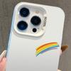 Радужный серебристый чехол для iPhone 13/14 Pro/15 Pro Max/16 Pro/17