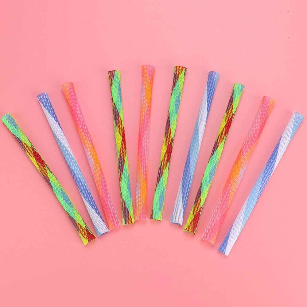 10PCS Good Elasticity Cat Spring Toy Freely Folding Cat Attract Toy Pet Playing Toy Pet Playtime