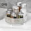 Cosmetic Storage Tray 360-Degree Rotating Organizer Large Capacity Multipurpose Makeup Brush Holder Spice Rack
