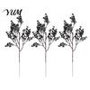 Orange Silk Plants for Halloween Decoration Realistic Artificial Flowers Autumn Home Decoration, Floral Lifelike Branches Seasonal Display Table