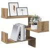 VidaXL Wall Corner Shelves 2 Pcs Artisan Oak 40x40x49.5 Cm, Wall Shelf, Hanging Shelf, Wall Shelf 856609