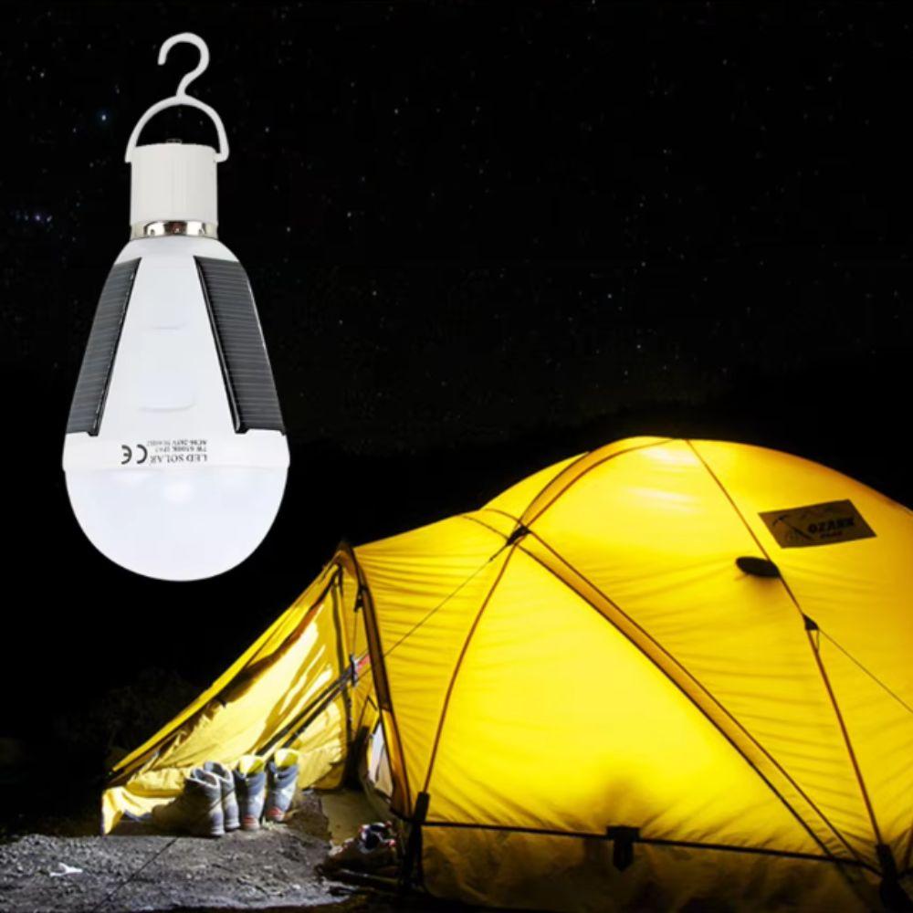 7W Emergency Light Bulb 12W Solar LED Camping Light New Rechargeable LED Bulb Camping