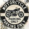 ParkCraft Винтажная металлическая табличка «Только для парковки» Наружный декор Устойчивая к царапинам