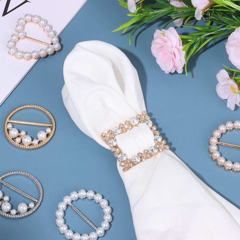 Buckle Clothing Corner Hem Knotted Buckle Ring Decorative Buckle Clothes Tighten Silk Scarf Buckle