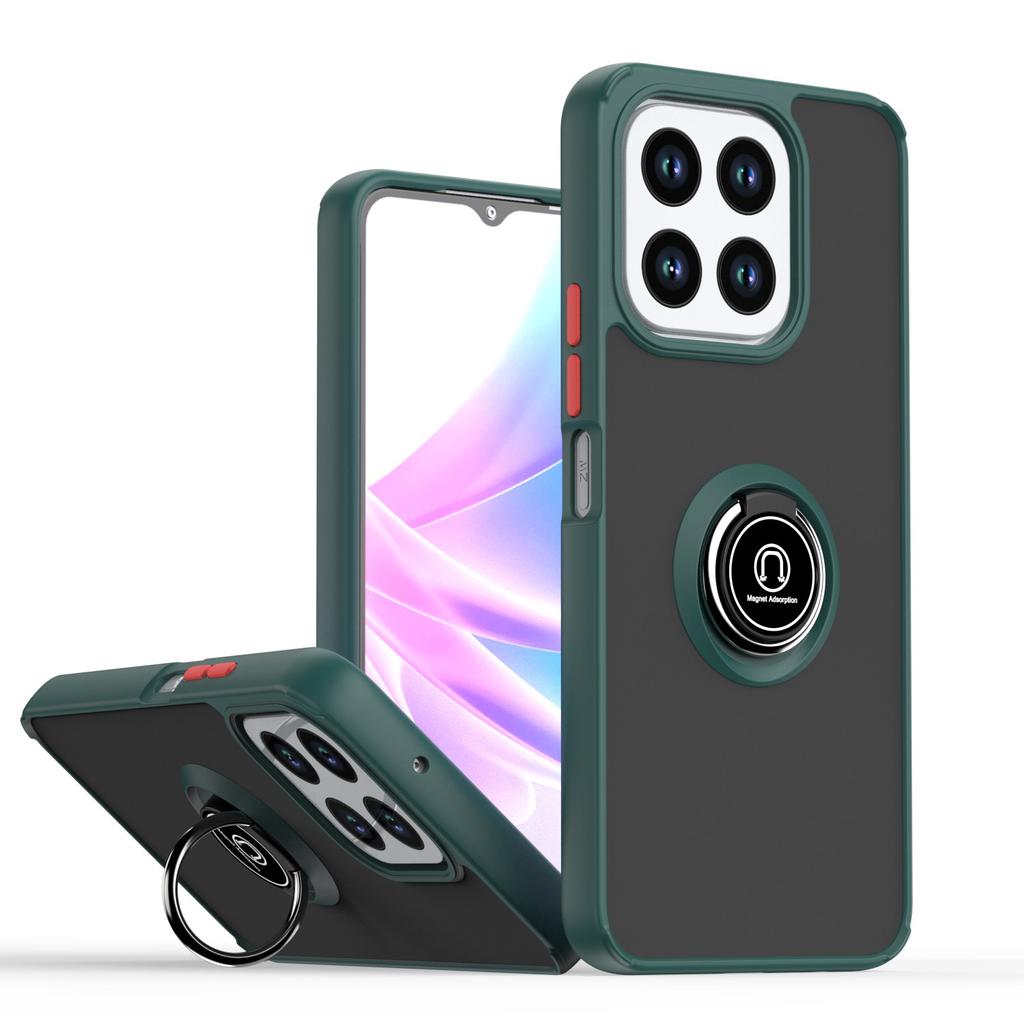 Чехол Armor Matte Case For Honor X7c X5b Plus X6b X8b X7b 5G Cover Ring Magnetic Stand Holder Shockproof Coque Fundas