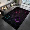 3D Abstract Mirror Geometric Illusion Large Area Rug Carpet for Home for Living Room Bedroom Sofa Decor Floor Kids Play Mat Gift