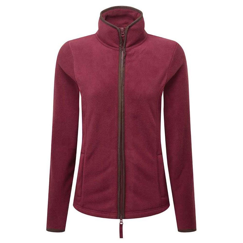 Premier Womens/Ladies Artisan Contrast Trim Fleece Jacket