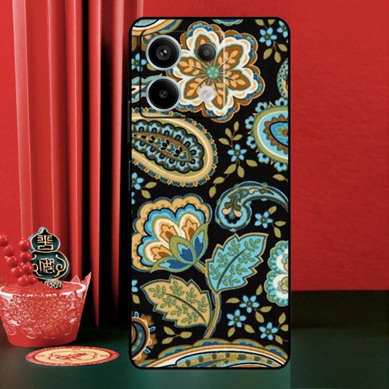 Floral Paisley Pattern For Xiaomi Redmi Note 14 13 12 9 10 11 Pro 9S 10S 11S 12S Redmi 13C 10C 12C 14C Phone Case