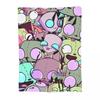 Invader Zim Gir Blankets Coral Fleece Plush Printed Breathable Lightweight Thin Throw Blanket for Home Office Plush Thin Quilt