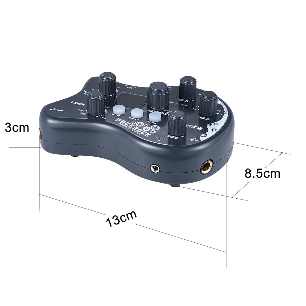 Summina PockRock Портативная гитара, мультиэффектный процессор, педаль эффектов, 15 типов эффектов, 40 барабанов