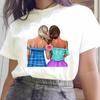 Women Tee Graphic Friends Love Sister Lady Top Fashion T Shirt Female Cartoon Friendship T-shirt Print Short Sleeves Clothing