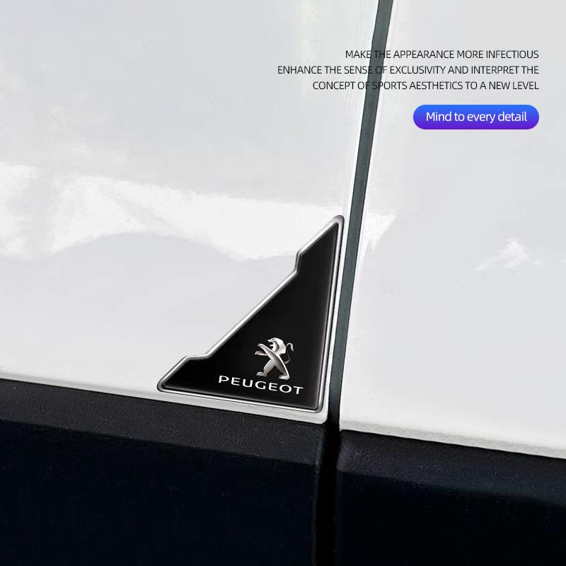 4Pcs Car Door Anti-scratch Sticker Auto Protective Decals For Peugeot 5008 408 308 a Landtrek 208 2008 3008 Rifter 508 e-Expert