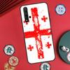 Georgia Grunge Flag For Huawei Nova Y73 Y72 Y61 Y91 Y90 Y70 Y60 12s 12i 11i 8i 9 10 SE P60 Pro P30 P40 Lite Case