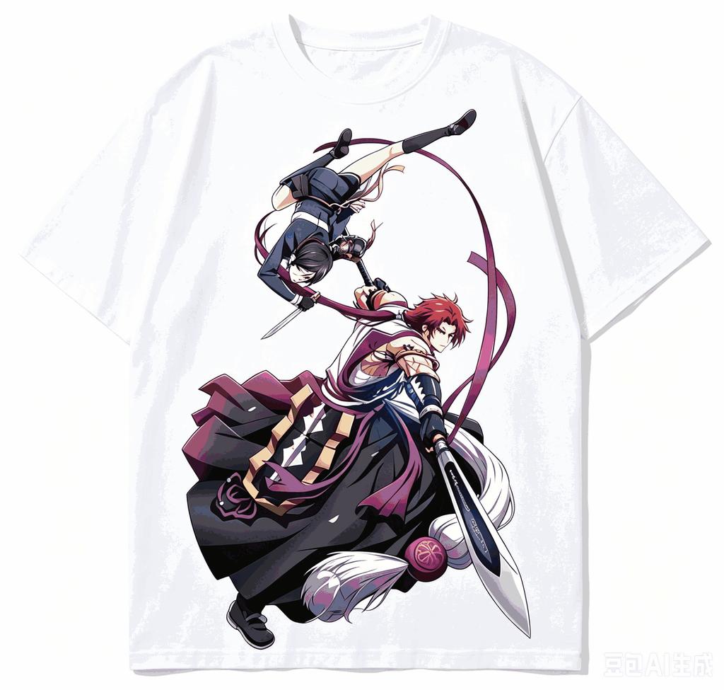 Katsugeki Touken Ranbu Cotton T-shirt New?Model shirt personality Clothes Year round clothing S