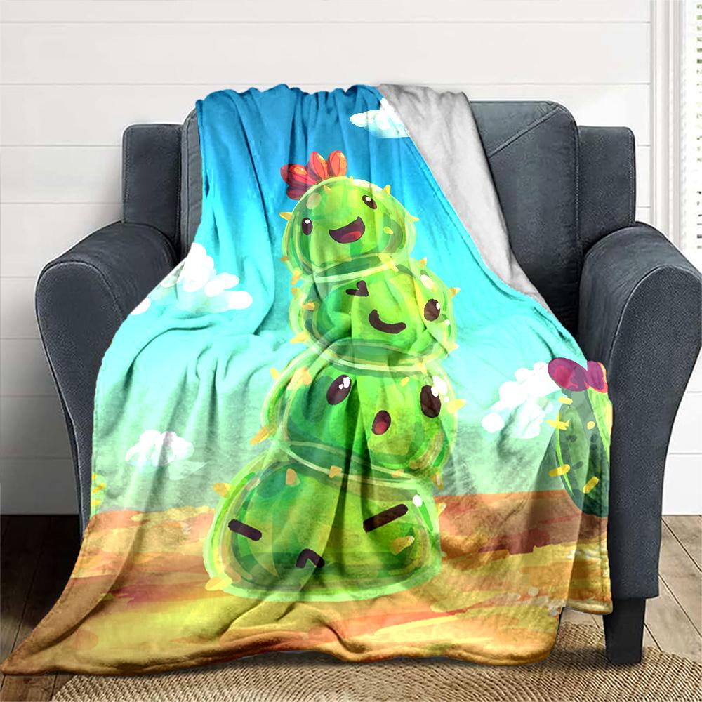 Plants Vs. Zombies Blanket Comfortable Great for Sofa Office Picnics for All Seasons Modern Unique Gift for Family and Friends Camping