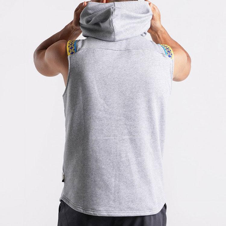 Under Armour Карри Флисовая повседневная тренировочная спортивная беговая толстовка без рукавов для мужчин серая 1366637-011