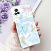 Чехол для телефона Vivo V21e V2061 / V21 4G 5G V2050 V2066 VivoV21e V 21 4G Элегантный цветочный принт с кошкой Мягкий силиконовый ТПУ Чехлы
