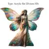 Новая акриловая плоская двухмерная подвеска в виде бабочки-феи, подвеска, сумка, подвеска, подвеска.